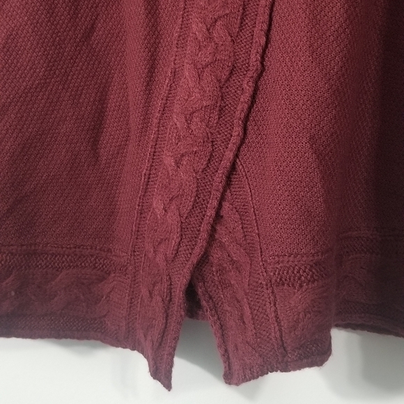 Croft & Barrow Cowl Neck Oversized Pullover Sweater. Cable Knit Hem. Size Medium - Picture 2 of 8